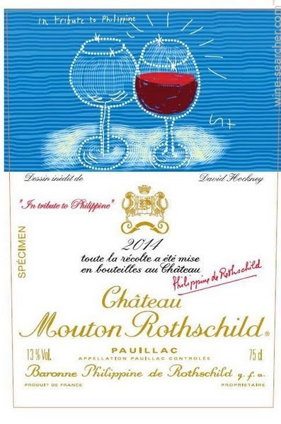 Chateau Mouton Rothschild label