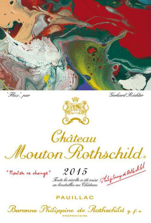 Chateau Mouton Rothschild label