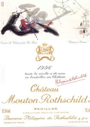 Chateau Mouton Rothschild label