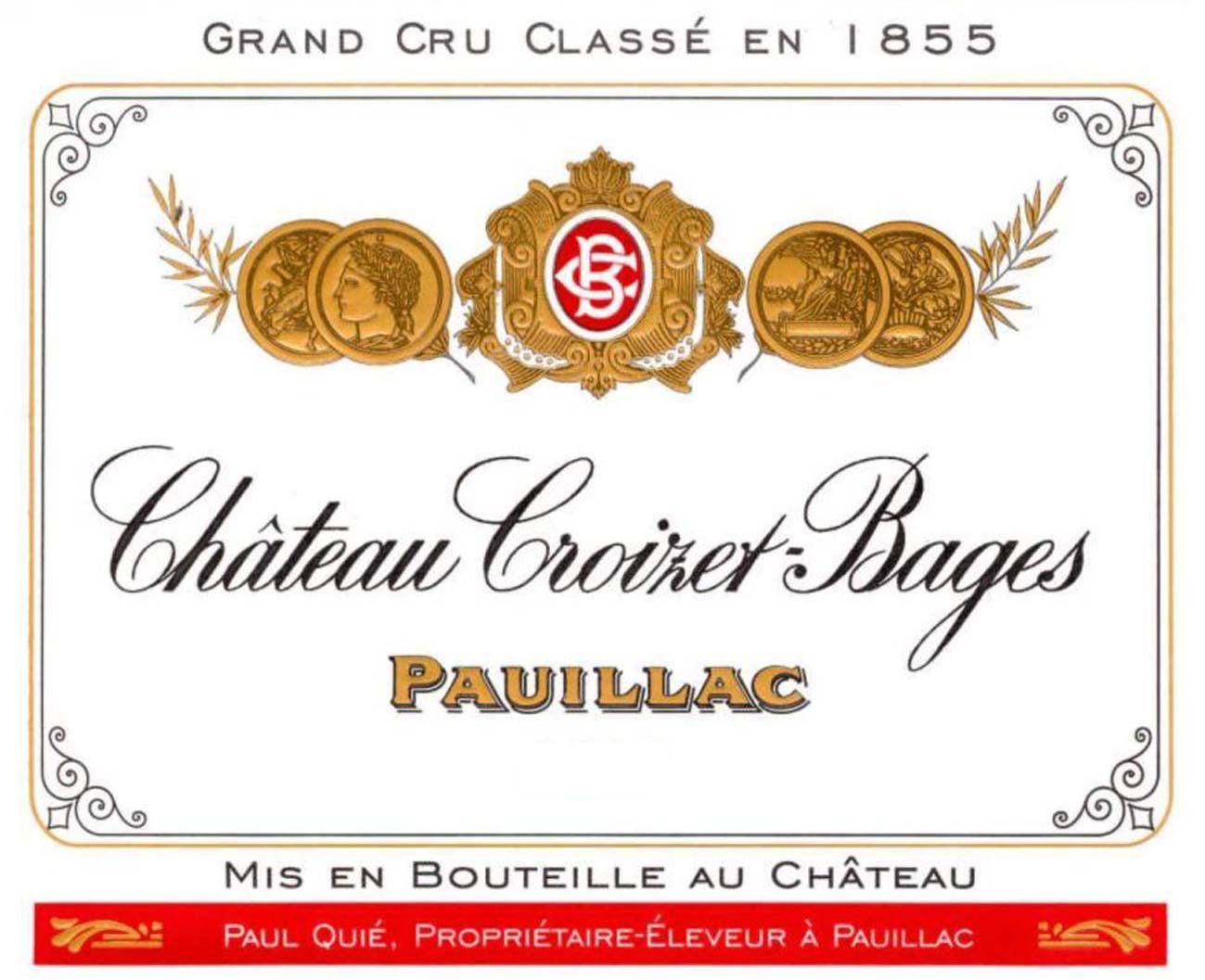 Chateau Croizet-Bages label