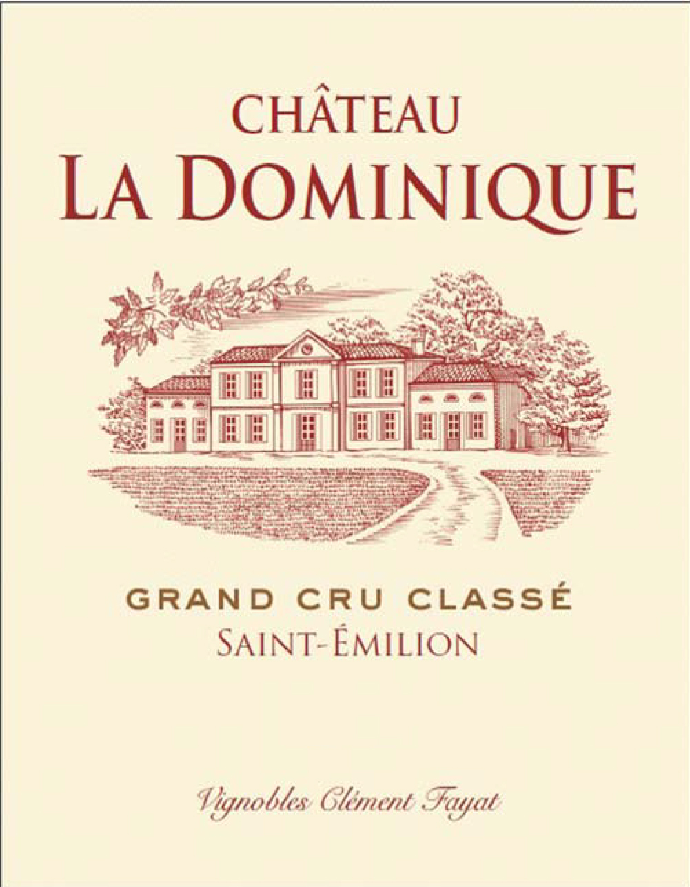 Chateau La Dominique label