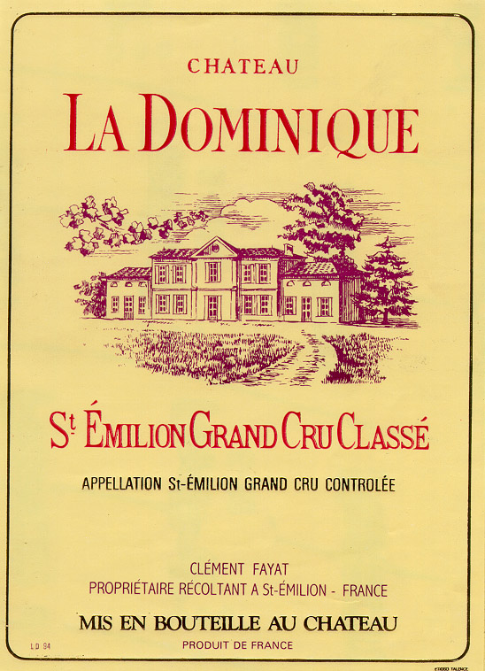 Chateau La Dominique label