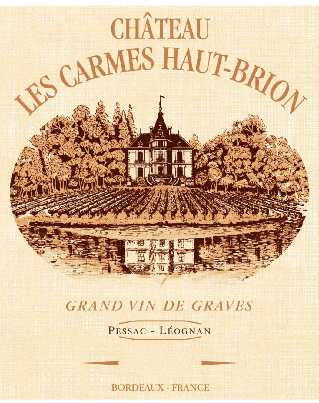 Chateau Les Carmes Haut-Brion label