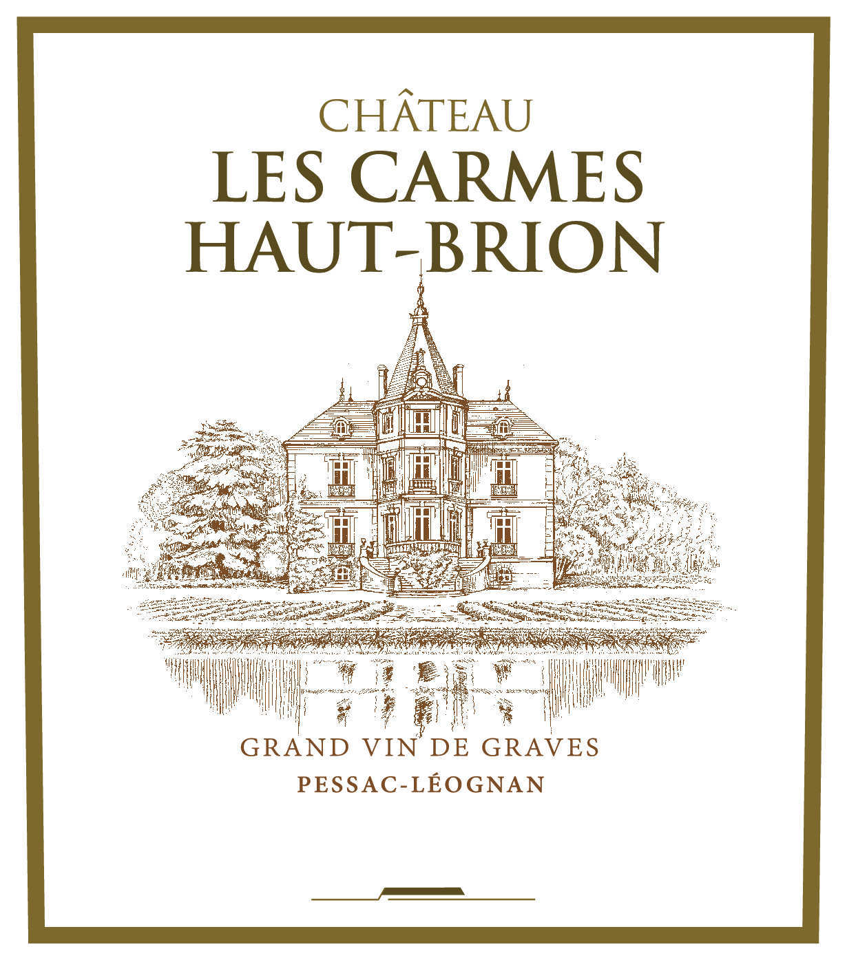 Chateau Les Carmes Haut-Brion label