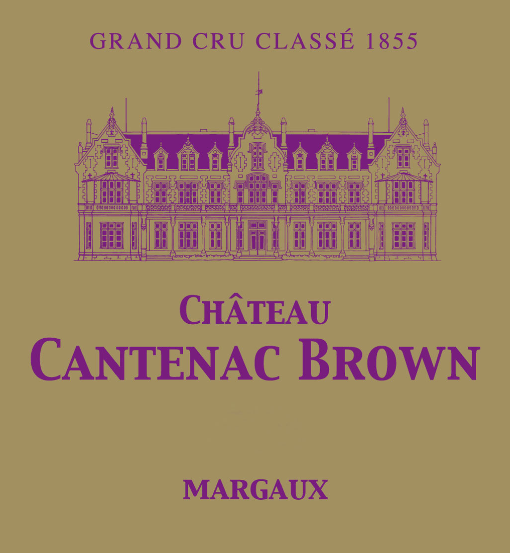 Chateau Cantenac Brown label