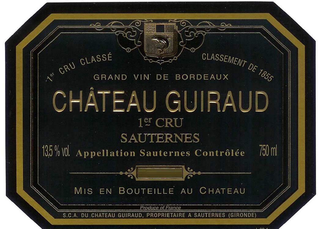 Chateau Guiraud label