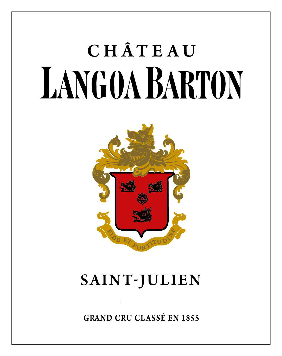 Chateau Langoa Barton label