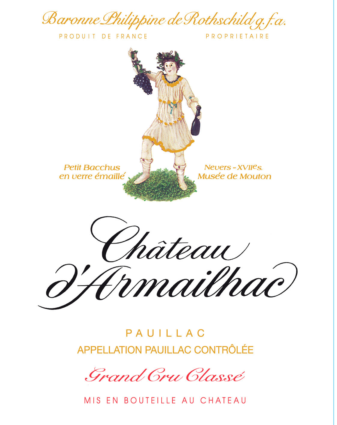 Chateau D'Armailhac label