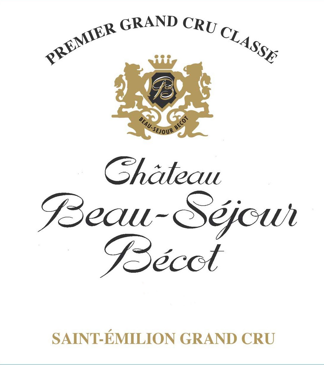 Chateau Beau-Sejour Becot label