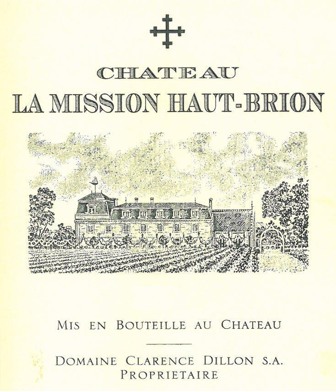 Chateau La Mission Haut-Brion label