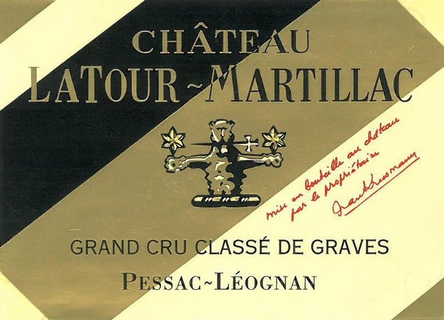 Chateau Latour-Martillac Blanc label