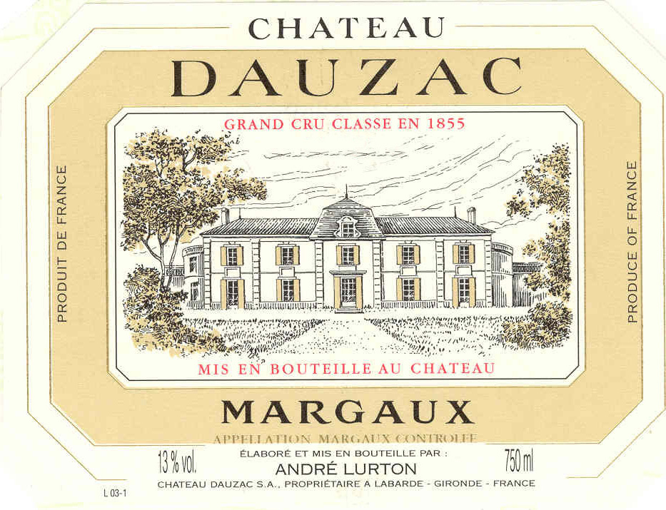 Chateau Dauzac label