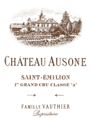 Chateau Ausone label