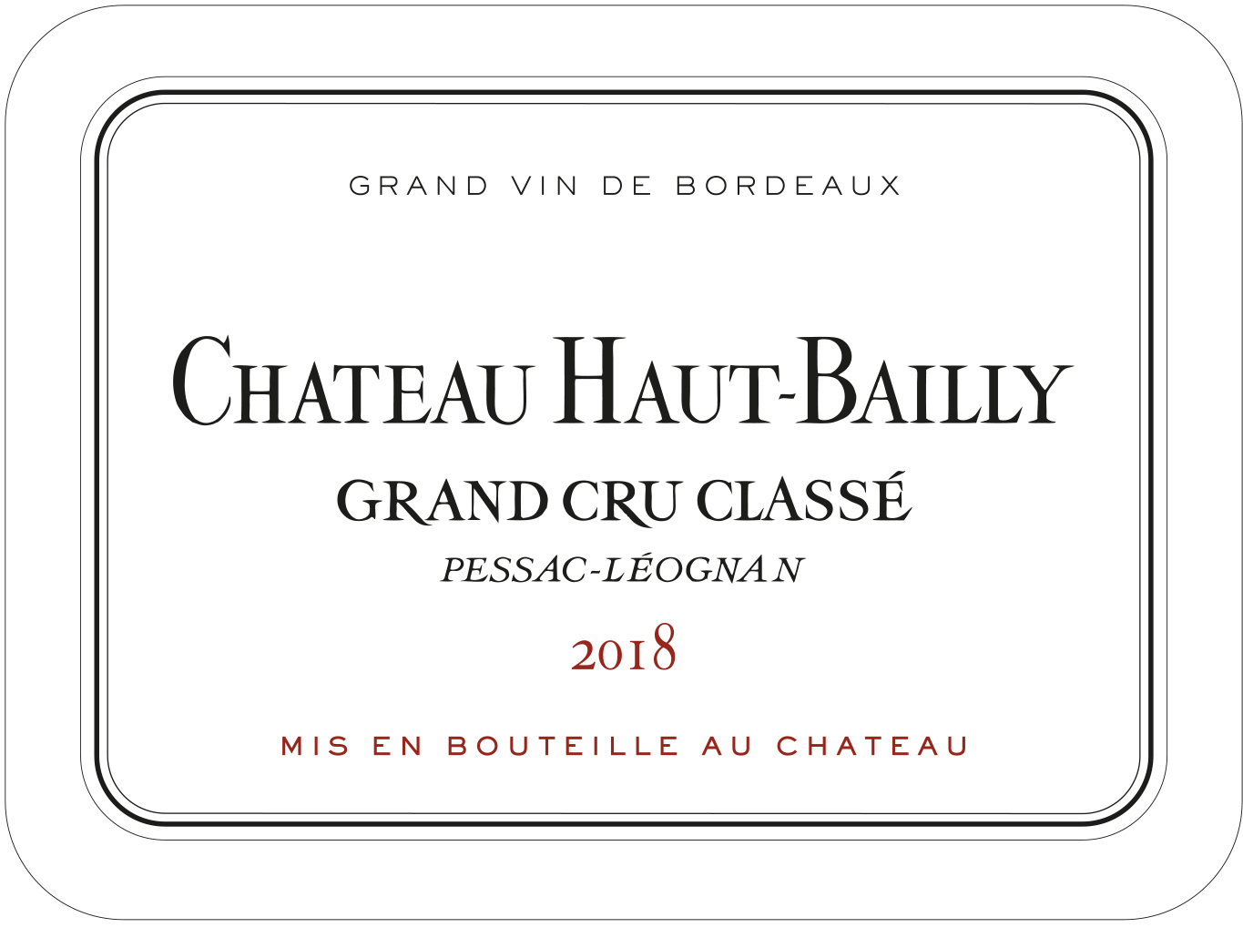 Chateau Haut-Bailly label