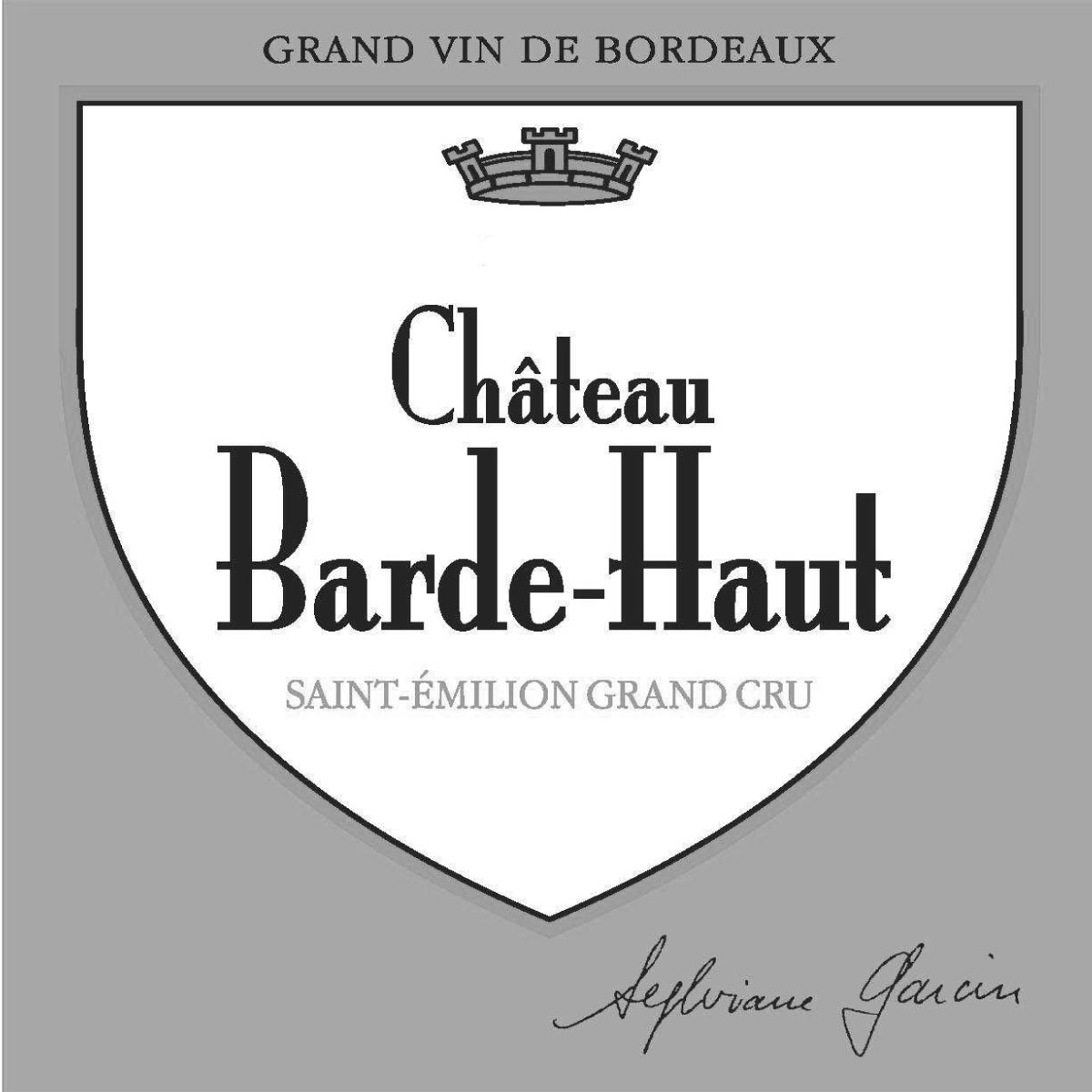 Chateau Barde-Haut label