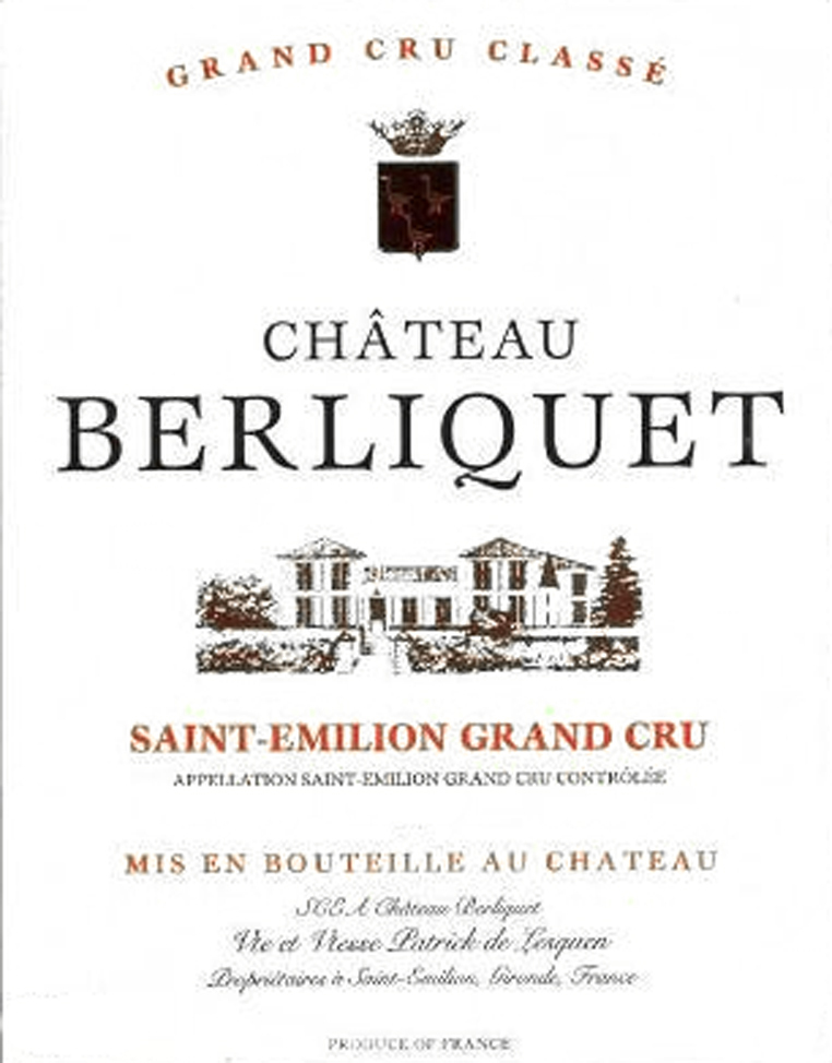 Chateau Berliquet label