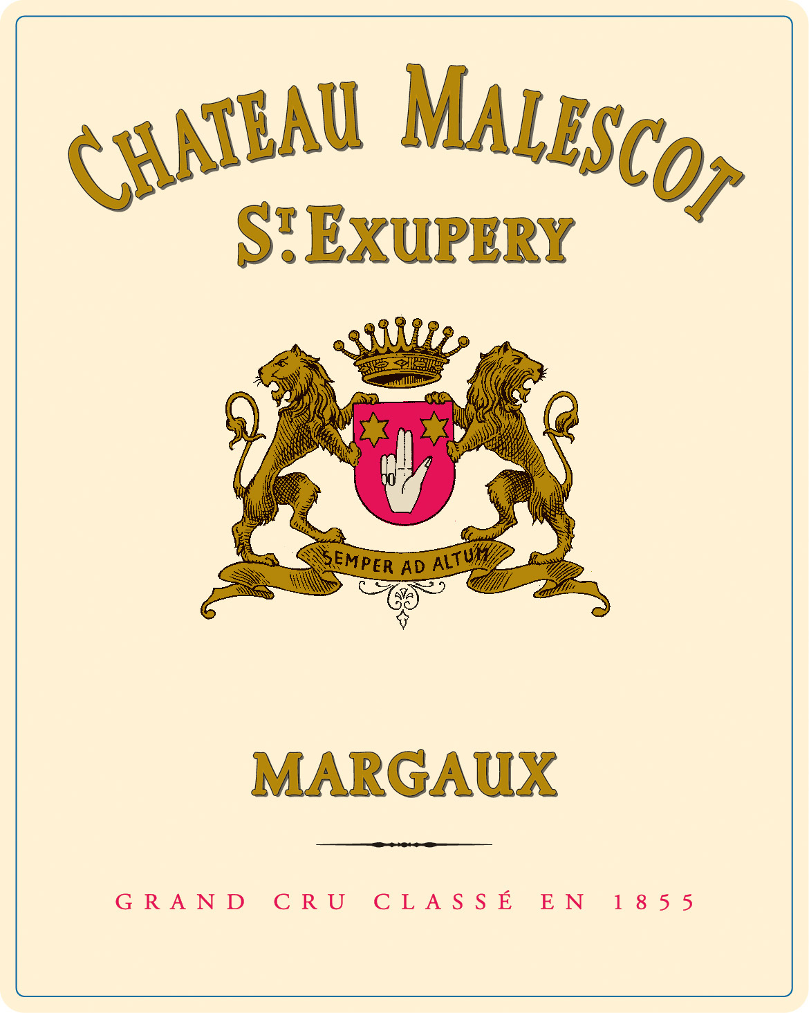 Chateau Malescot St Exupery label