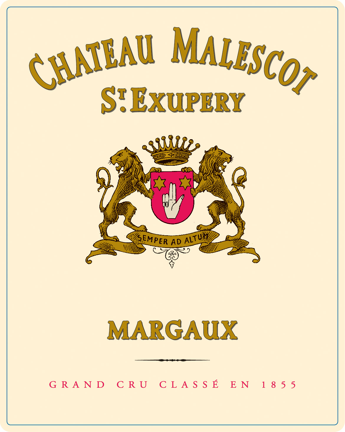 Chateau Malescot St Exupery label