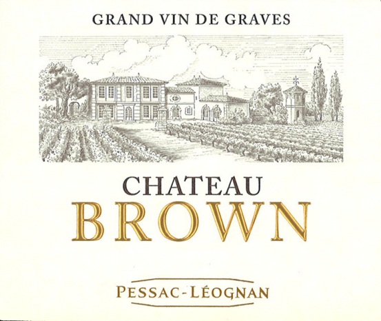 Chateau Brown Blanc label