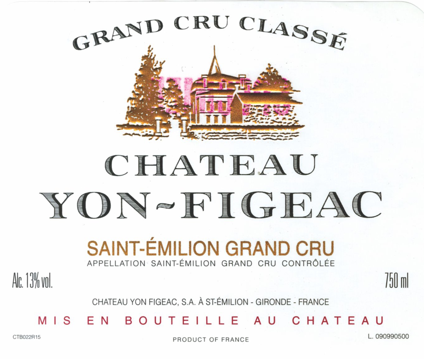 Chateau Yon-Figeac label