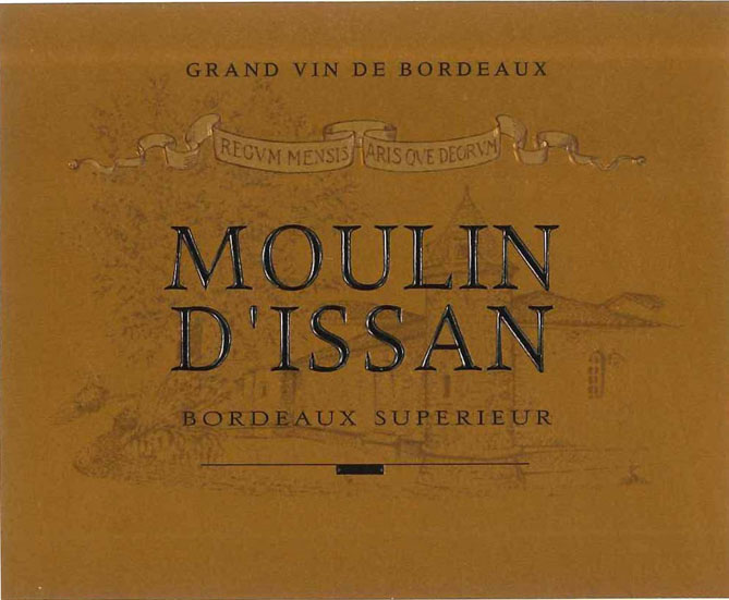 Moulin d'Issan (from Chateau d'Issan) label