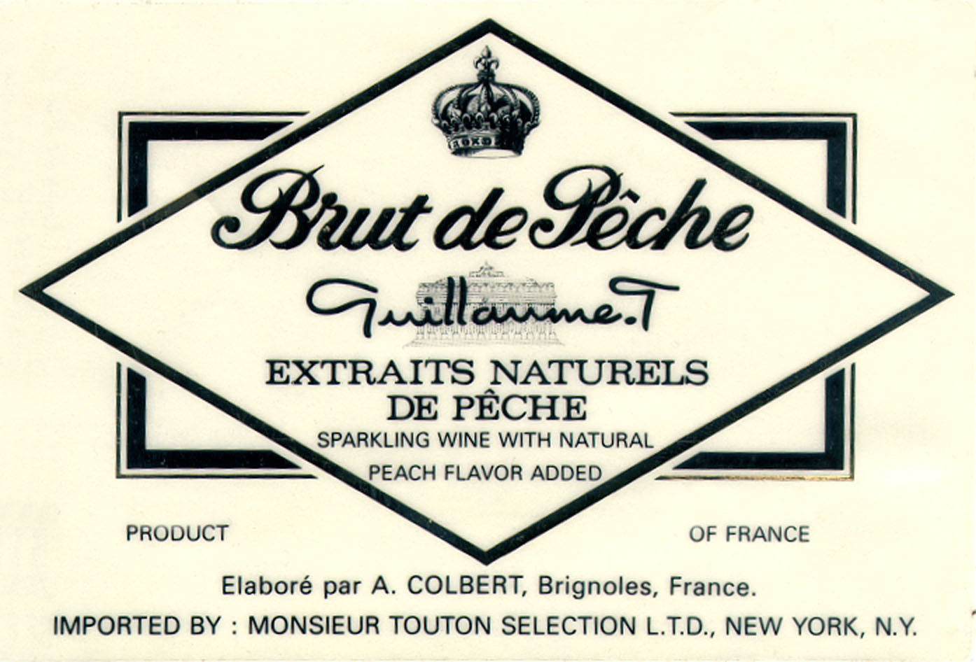 Brut de Peche label