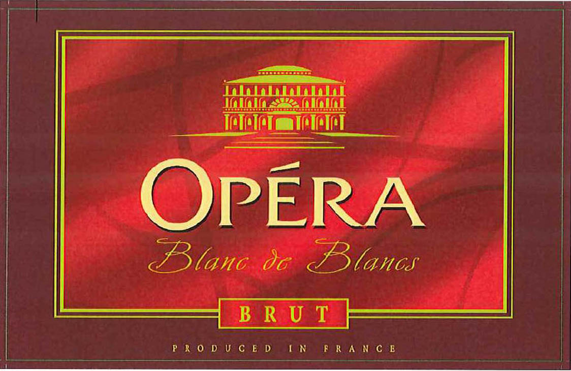 Opera - Brut - Blanc de Blancs label