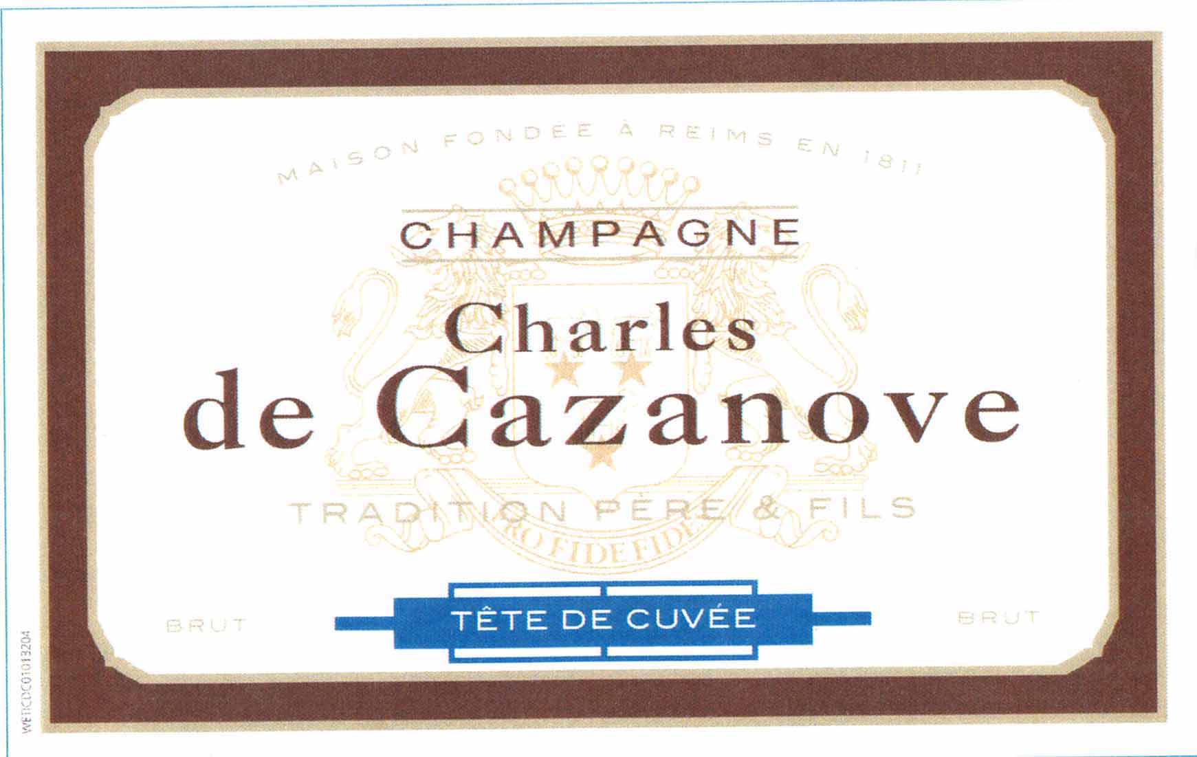 Charles de Cazanove - Brut label