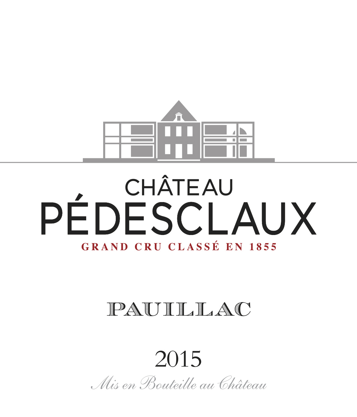 Chateau Pedesclaux label