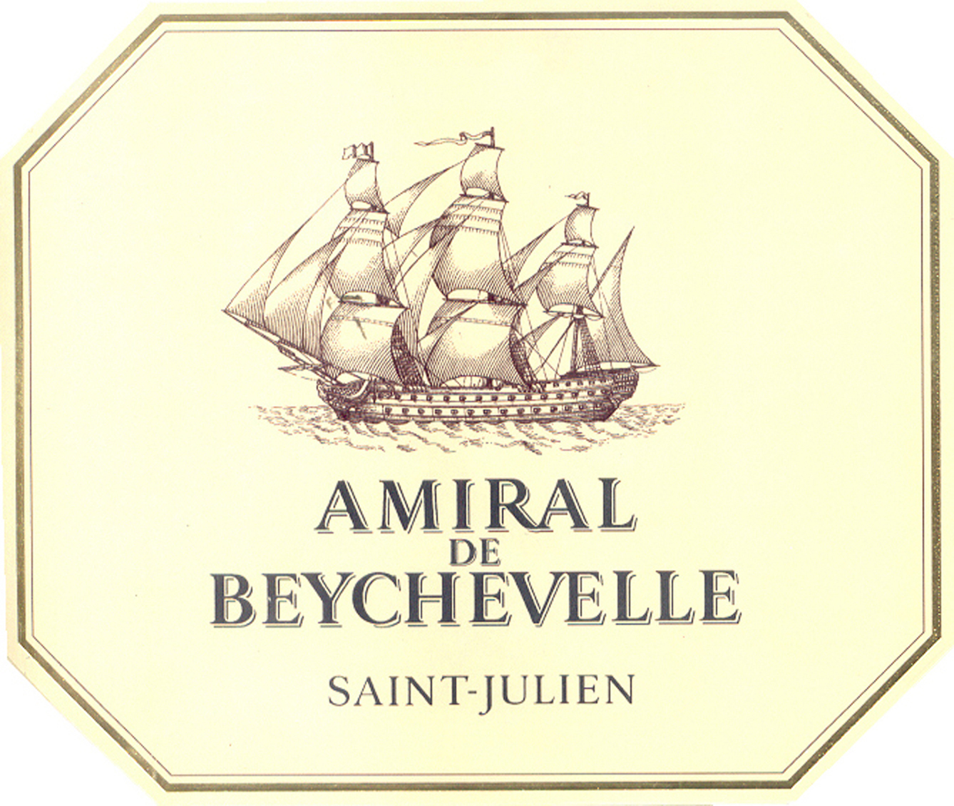 Amiral De Beychevelle label