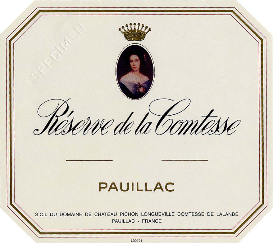 Reserve de la Comtesse de Lalande label