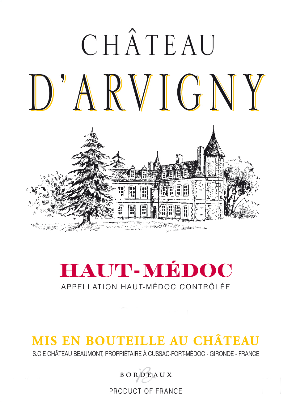 Chateau D'Arvigny label