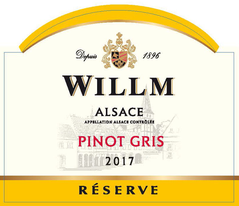 Alsace Willm - Pinot Gris - Reserve label