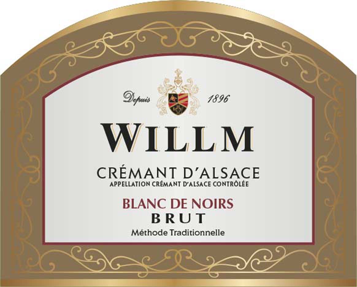Alsace Willm - Brut Cremant Blanc de Noirs label