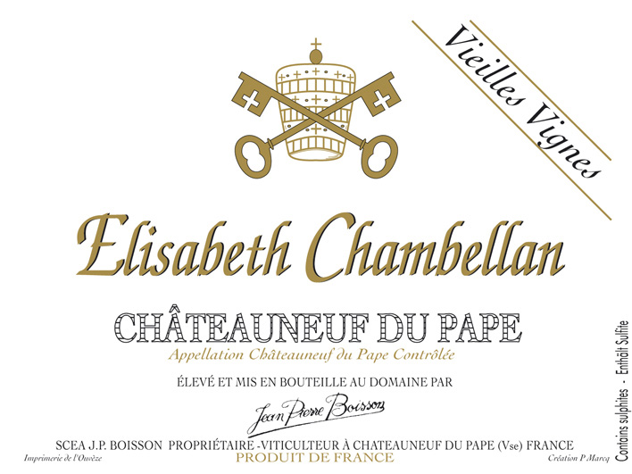 Pere Caboche - Elisabeth Chambellan - Vieilles Vignes label