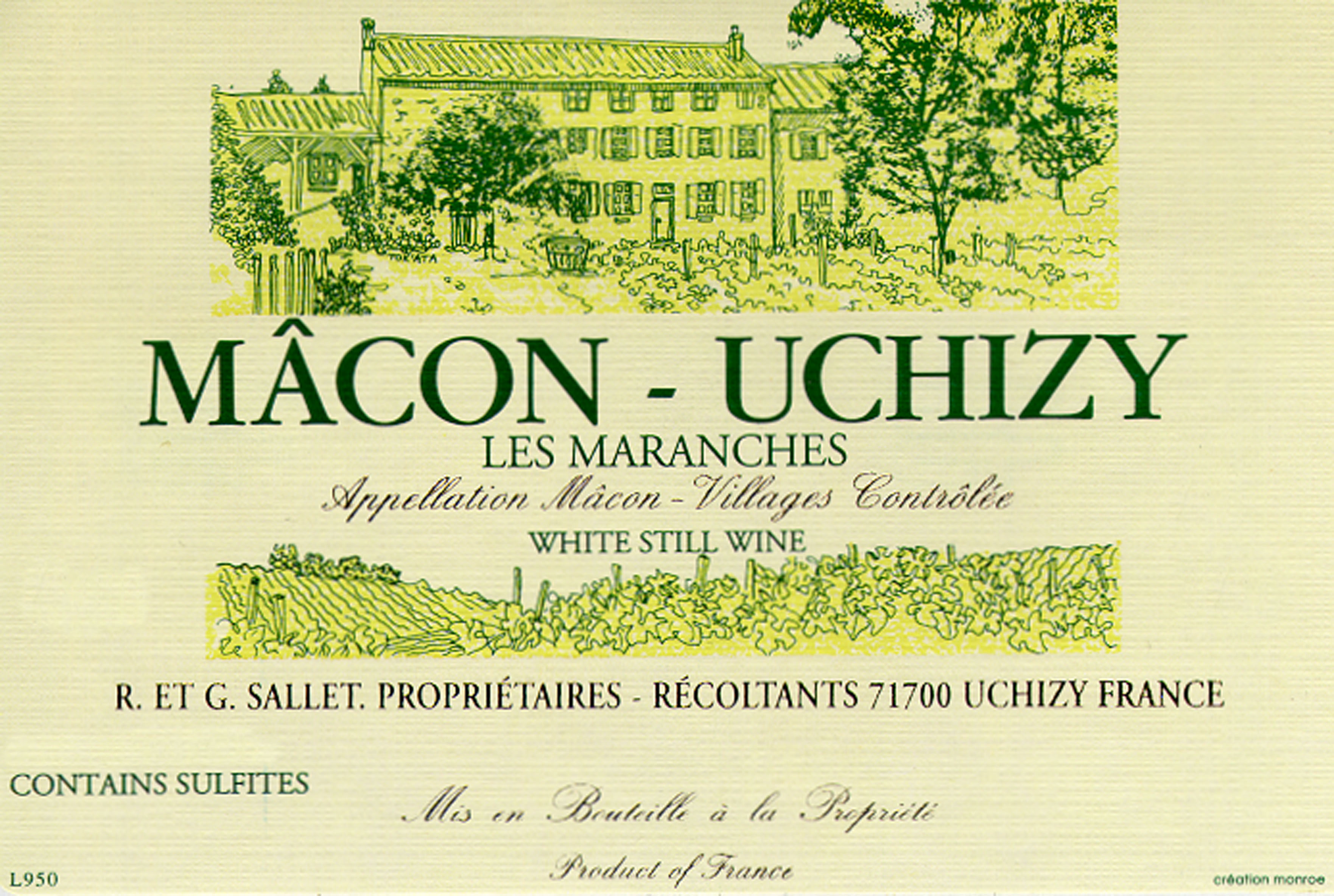Domaine Sallet Macon-Uchizy - Les Maranches label