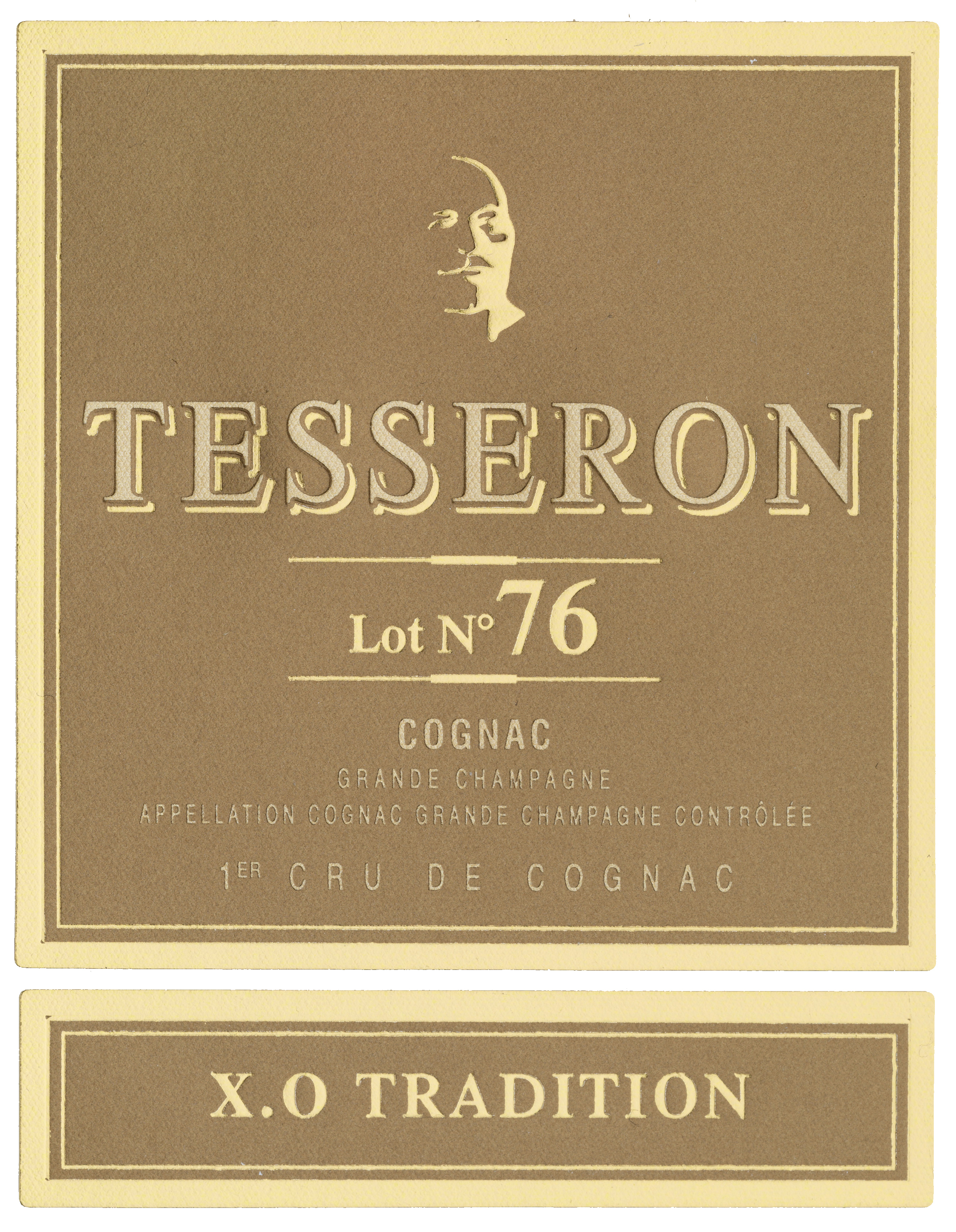 Cognac Tesseron - X.O Tradition - Lot 76 label