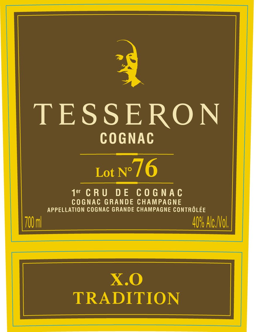 Cognac Tesseron - X.O Tradition - Lot 76 label