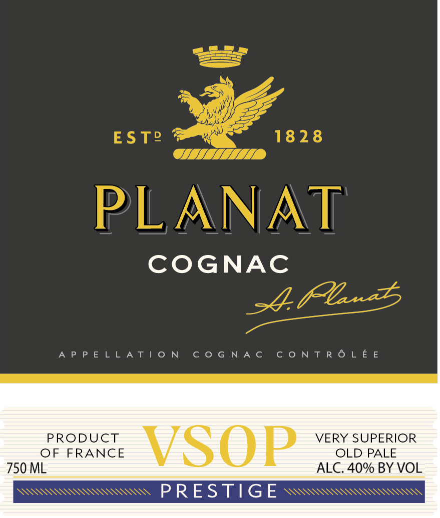 Planat Cognac - VSOP Prestige label
