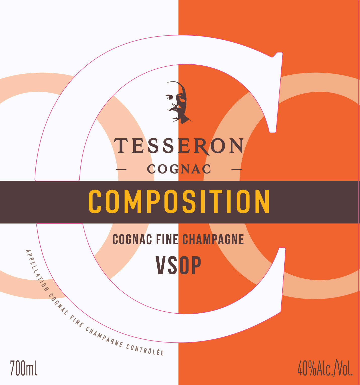 Cognac Tesseron - Composition label
