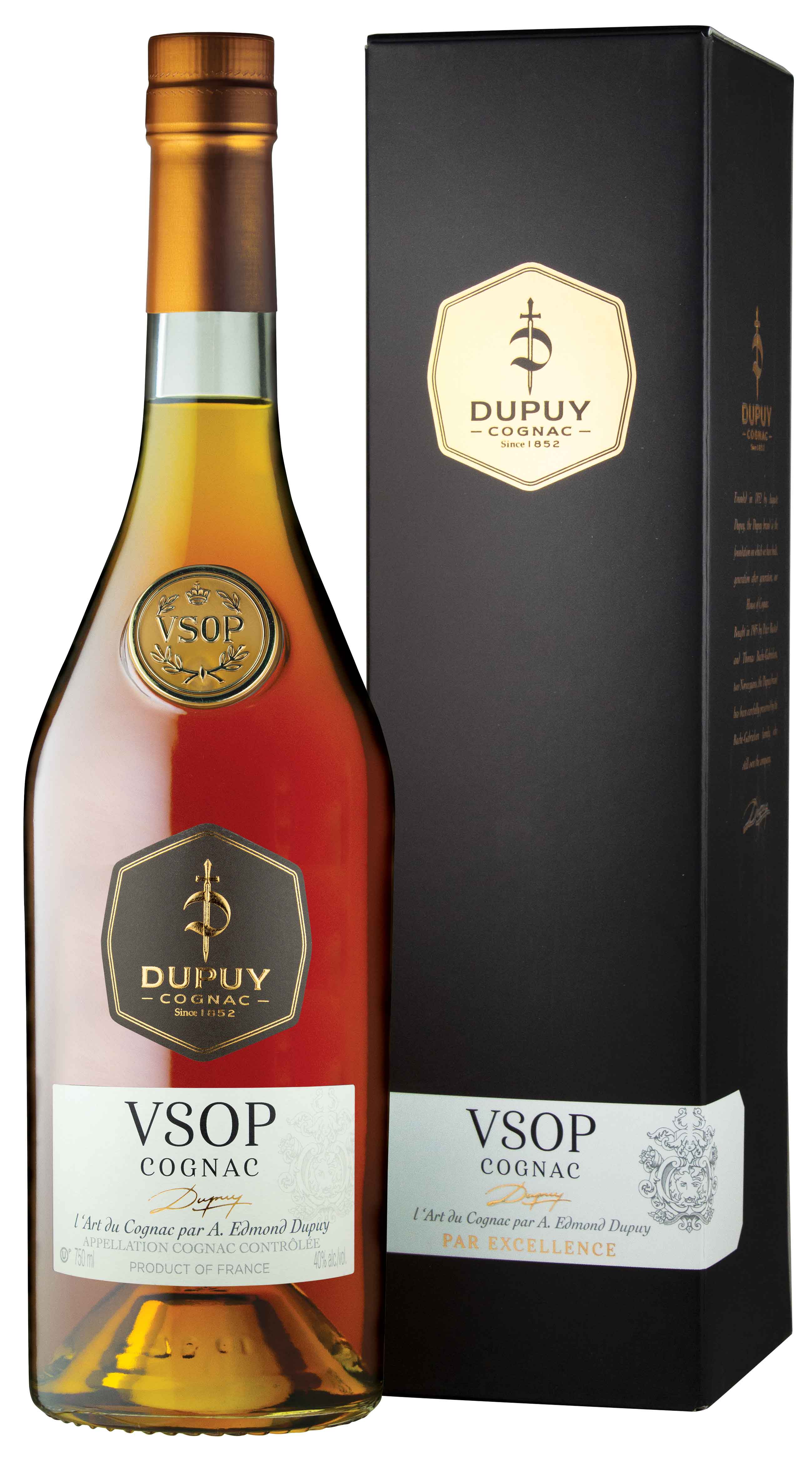 Edmond Dupuy Cognac - V.S.O.P (7 years old) label