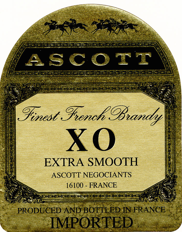 Ascott XO - Decanter label