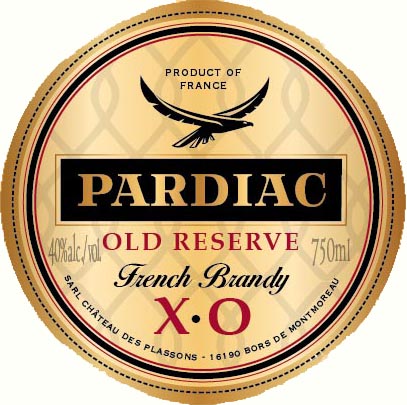 Pardiac - XO - Old Reserve Premium Collection Brandy label