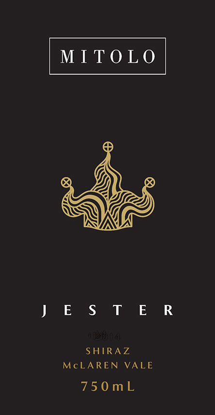 Mitolo - Jester - Shiraz label