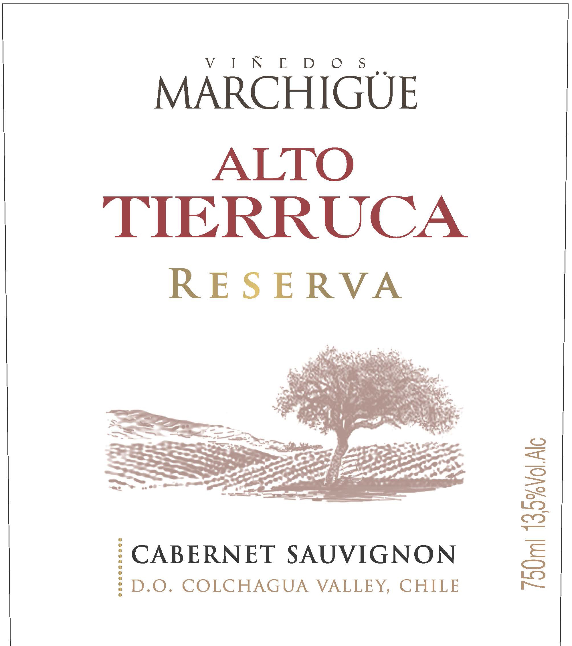 Alto Tierruca - Cabernet Sauvignon - Reserva label