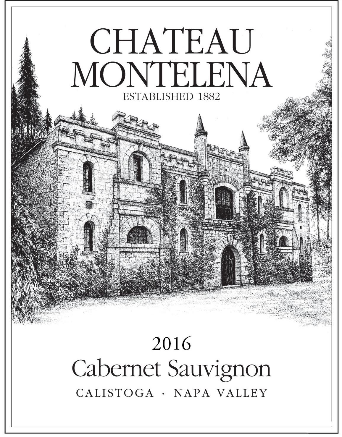 Chateau Montelena - Cabernet Sauvignon label