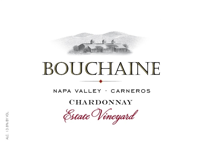 Bouchaine - Estate Vineyard - Chardonnay label