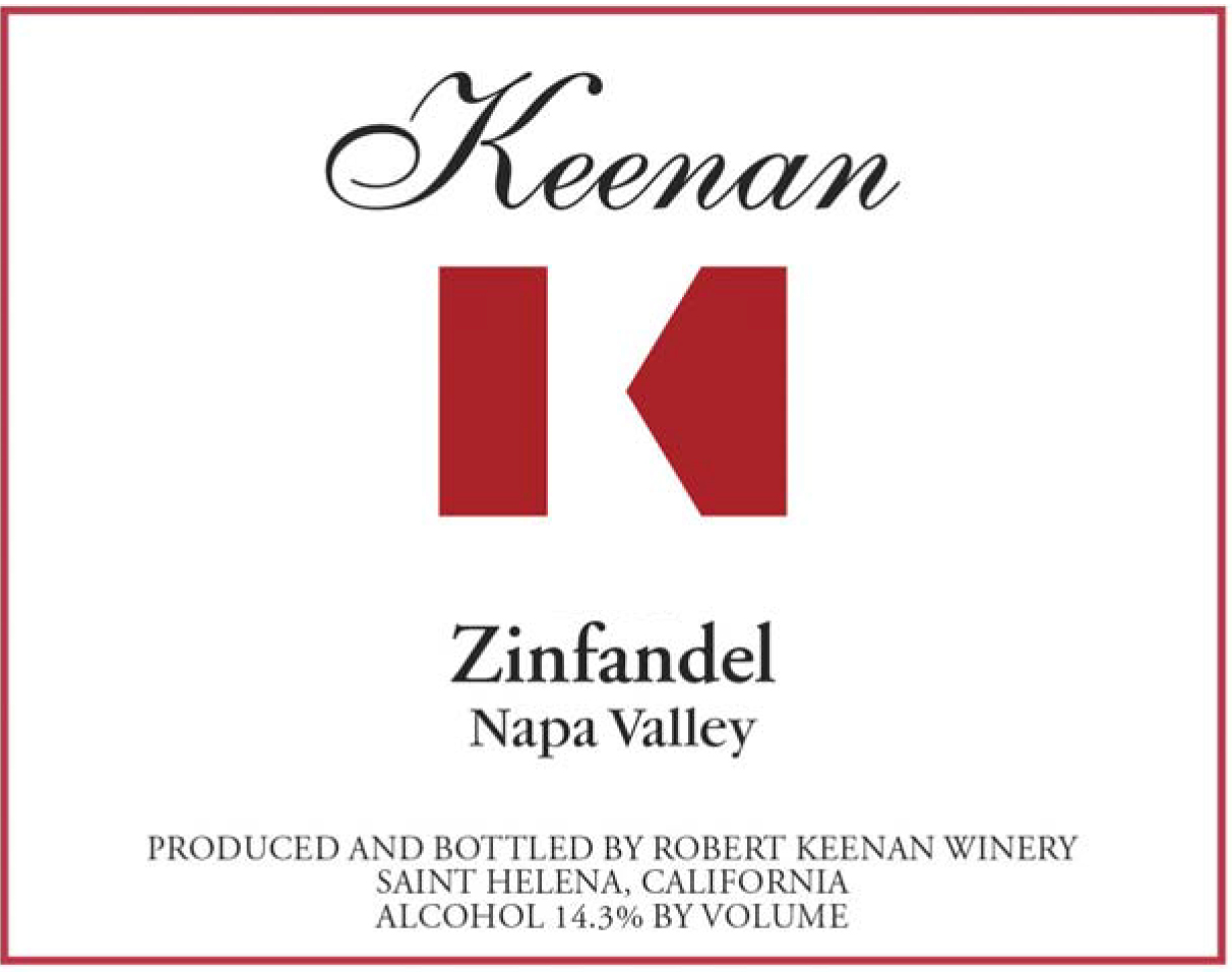 Keenan - Zinfandel label