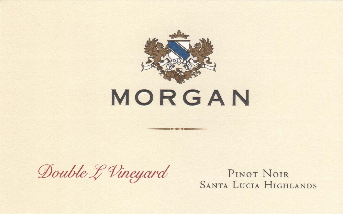 Morgan - Double L Vineyard - Pinot Noir label