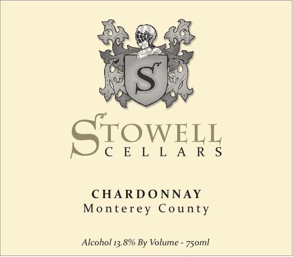 Stowell Cellars - Chardonnay  label